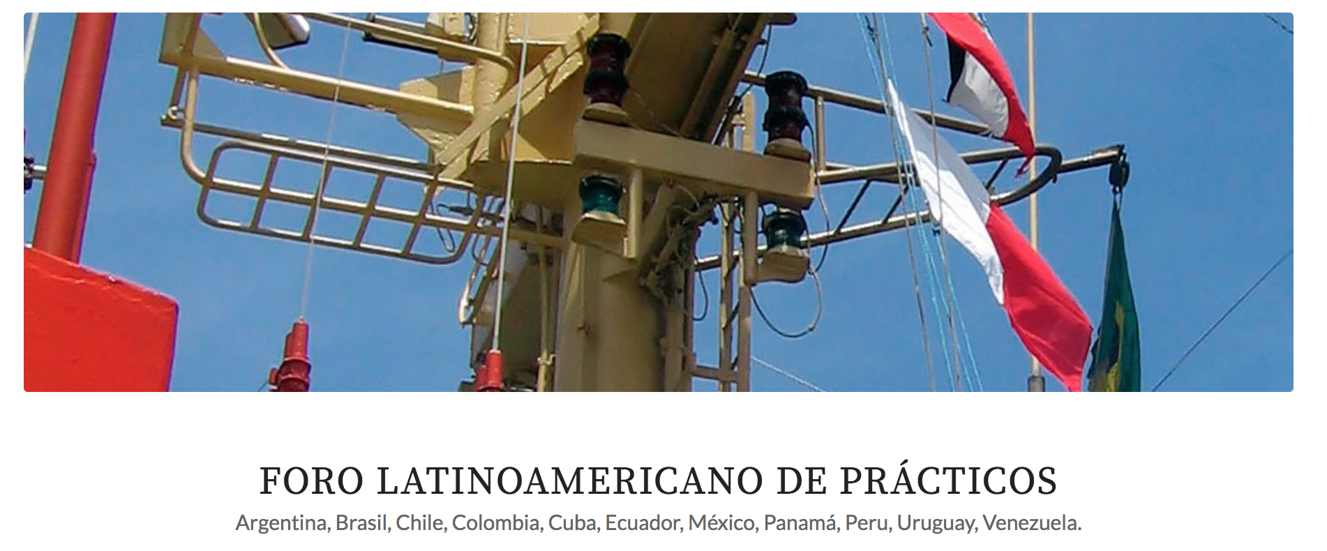 Foro Latinoamericano de Prácticos. Montevideo